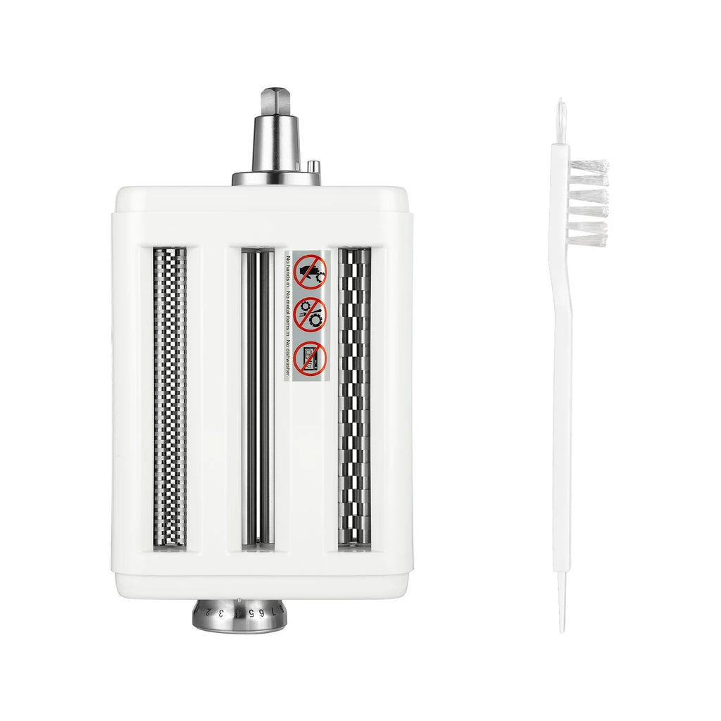 3 in 1 Pasta Maker Attachment for KitchenAid Stand Mixers with Cleaning Brush S32655
