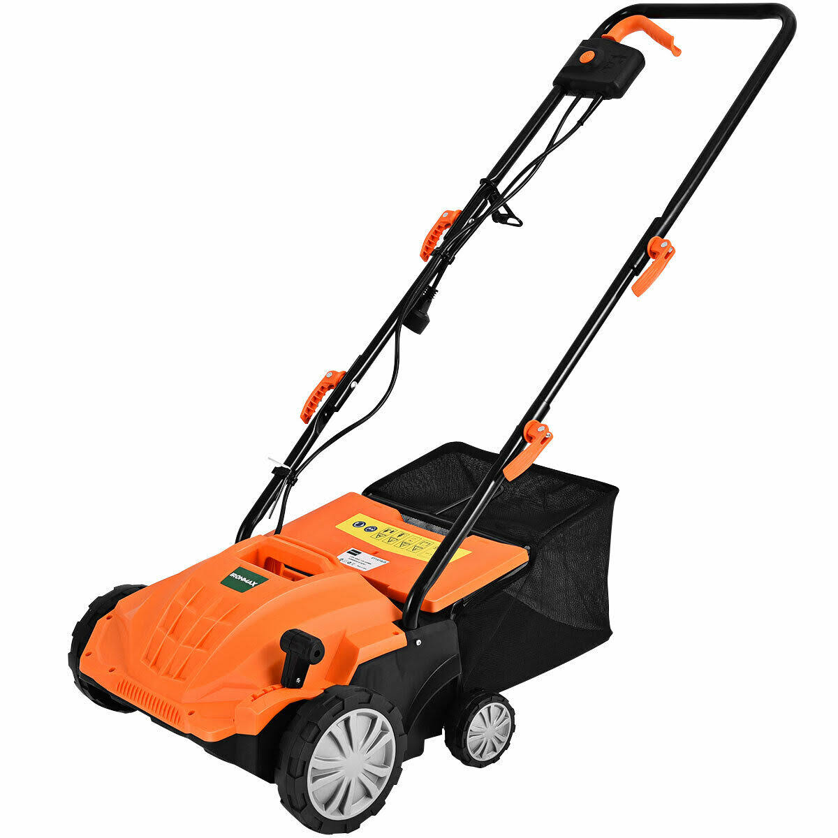 Corded Electric Lawn Mower Scarifier and Dethatcher V15583