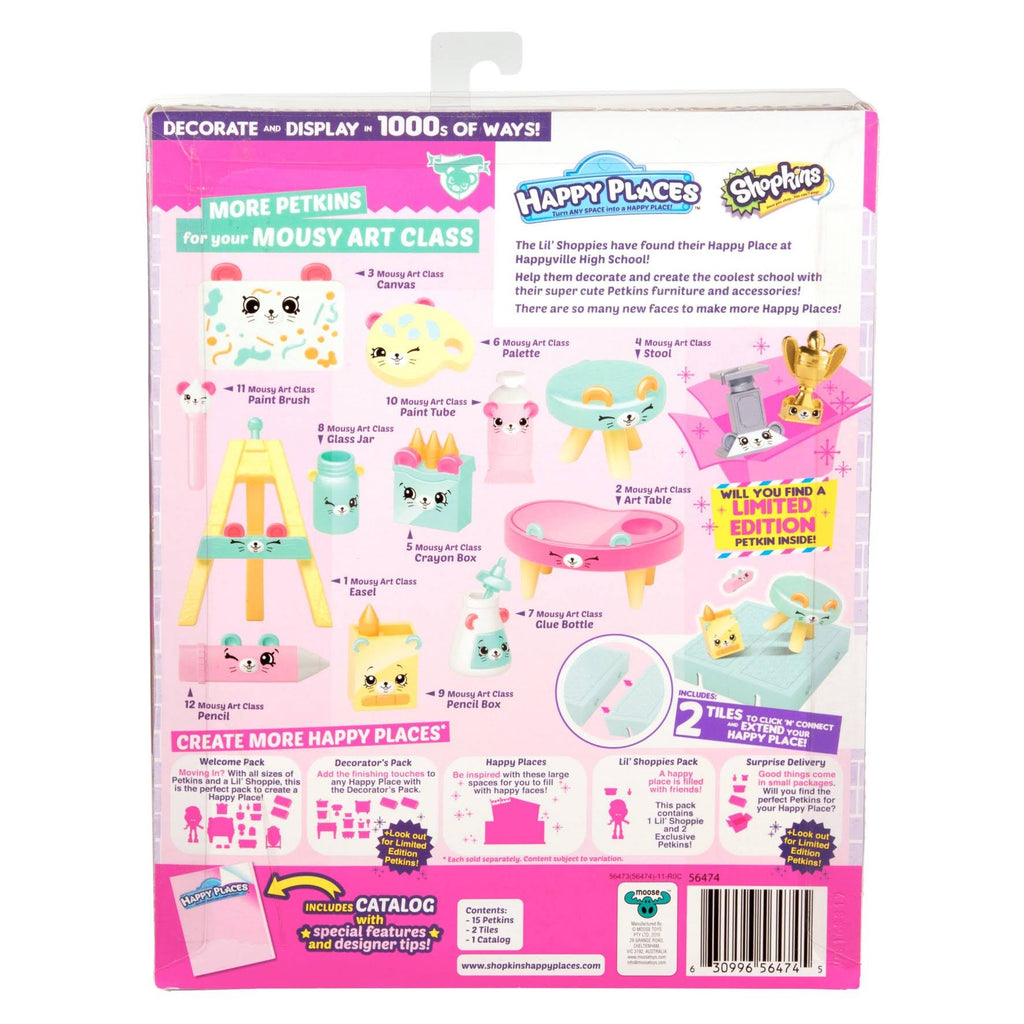 Mousy Art Class Shopkins Decorator Pack P3872