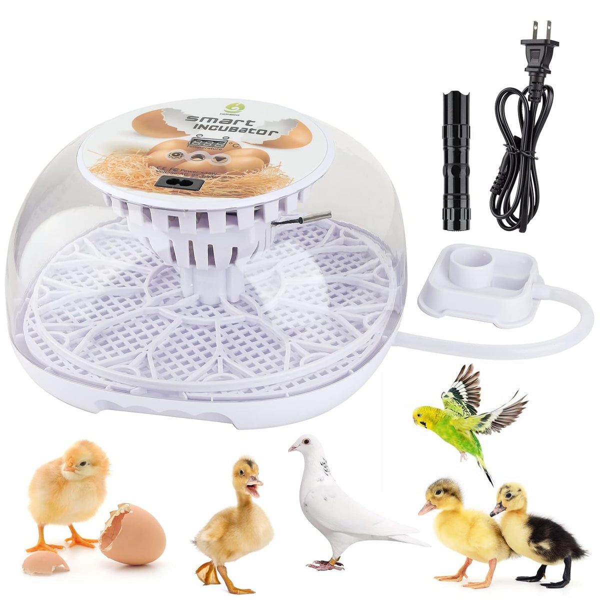 12-24 Egg Incubator with Automatic Egg Turner C580