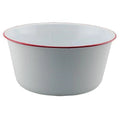 Red Rim Enamel Mixing Bowl X788324