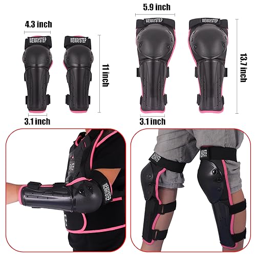 Kids Chest Protector Motocross Motorcycle Protective Gear Body Armor Vest Knee Pads Elbow Pads D344