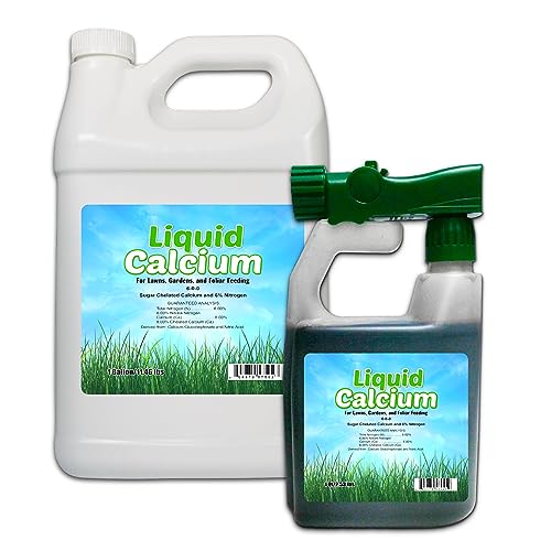 Natural Liquid Calcium Concentrate for Lawn, Garden, Plants - 1 Gallon O83187