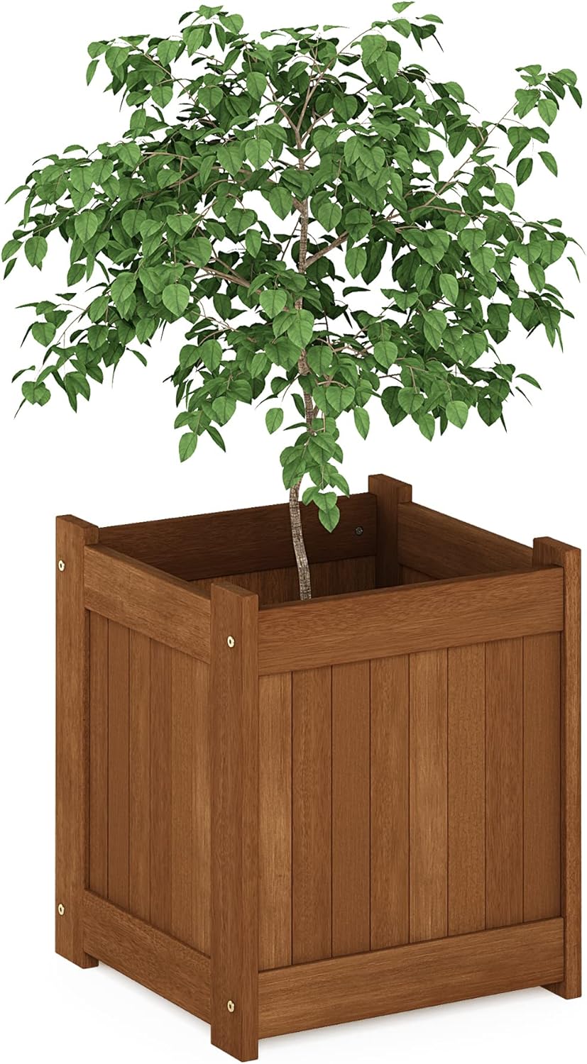 Natural Hardwood Flower Box R770