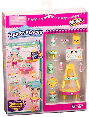Mousy Art Class Shopkins Decorator Pack P3872