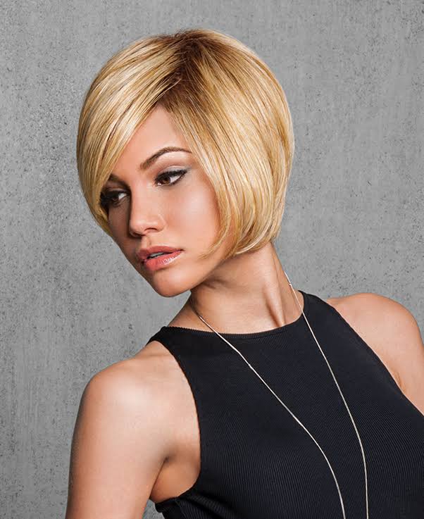 Glazed Auburn Plus Synthetic Layered Bob Wig Y956515