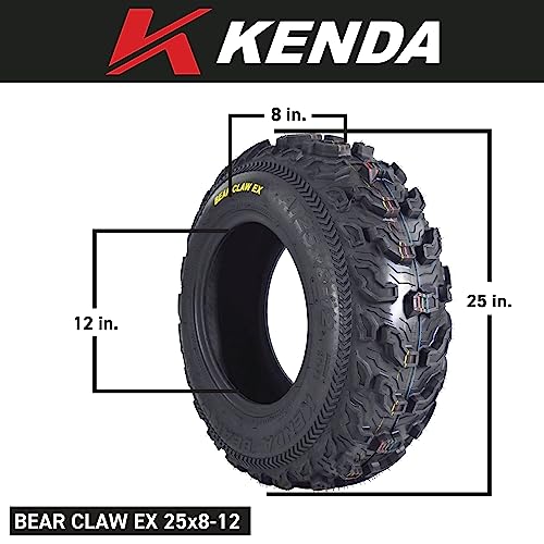 25x8-12 Front ATV 6 PLY Tire A63851