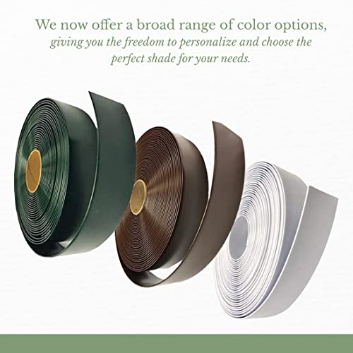White 2" x 20' Vinyl Strap Roll R239