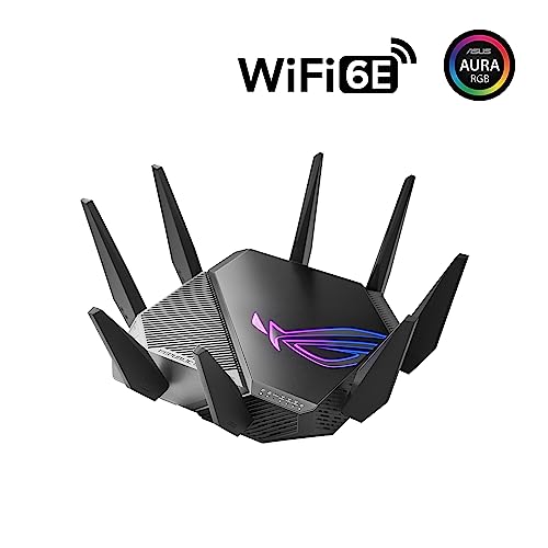 Quad-Band WiFi 6E Gaming Router with Dual 10G Ports T1598