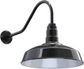 16 Dome Gooseneck Galvanized Outdoor Wall Mounted Barn Light J45616