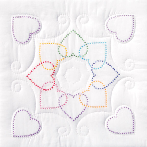 Stamped Quilt Blocks 6pk H470