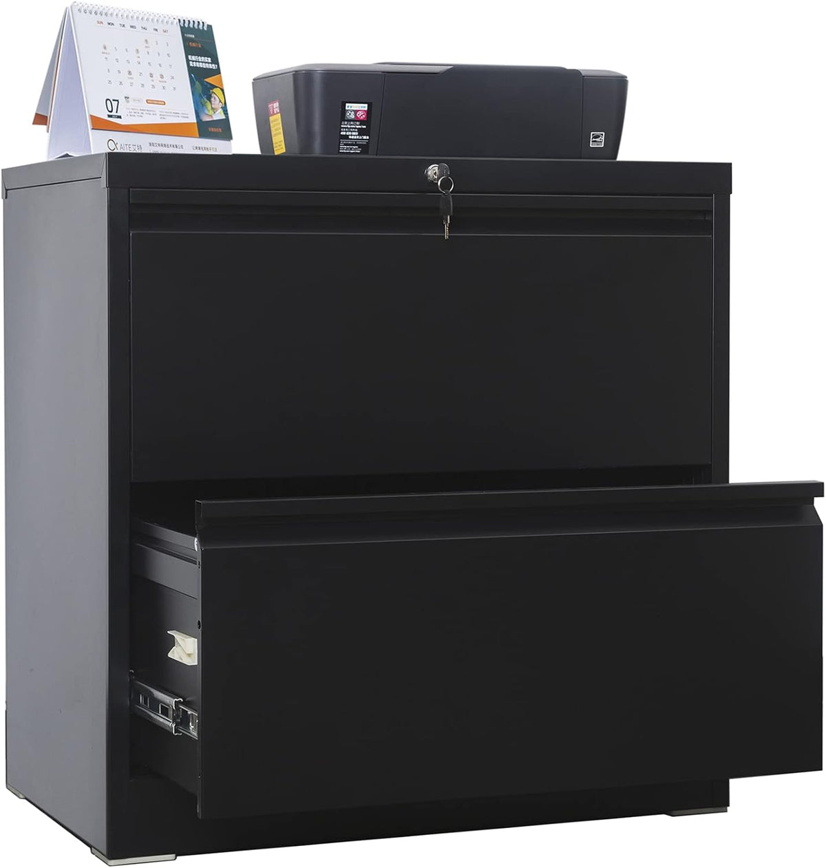 4 Drawer Steel Lateral File Cabinet with Letter/Legal A4 Size Y6894