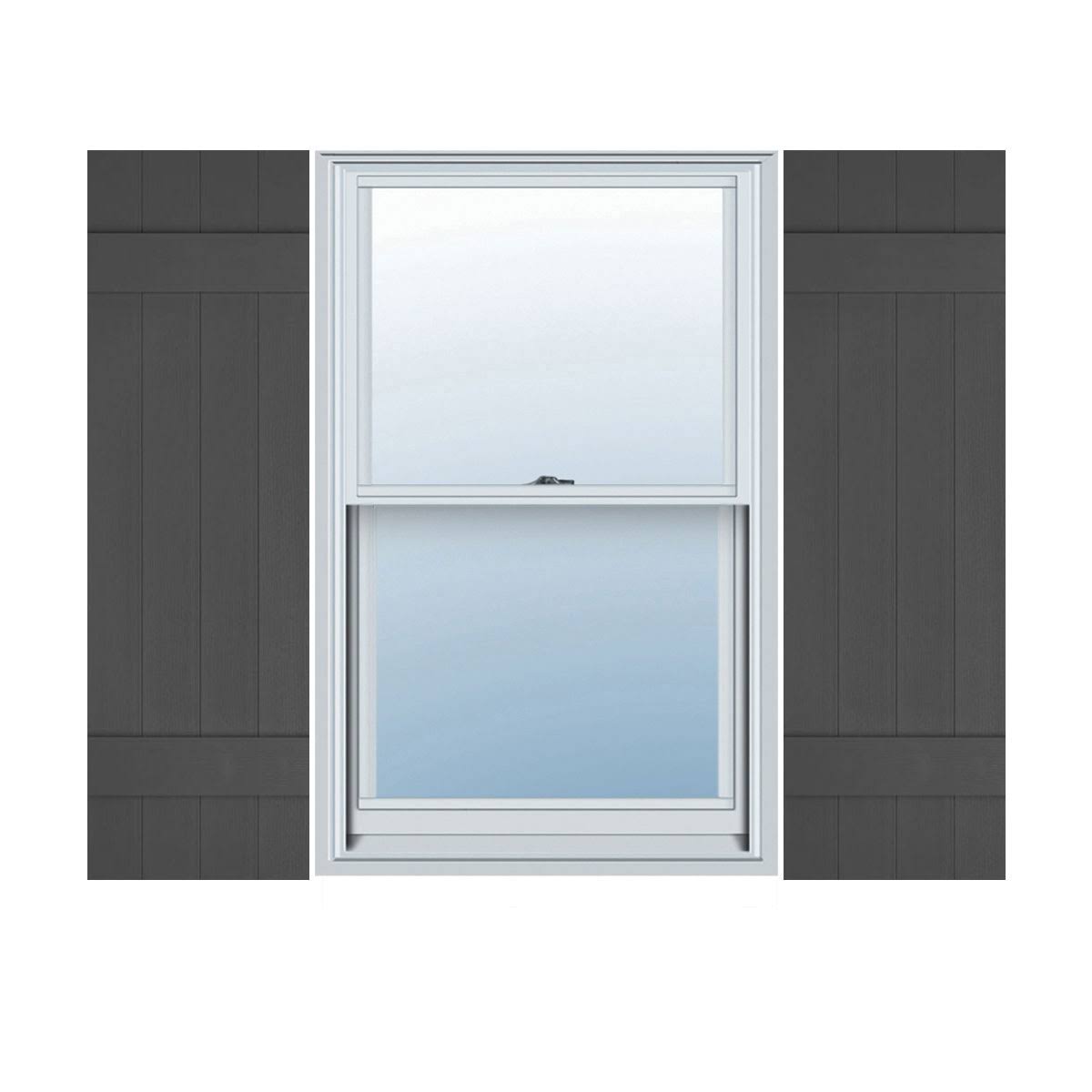 14x22W x 43x22H Vinyl Board-n-Batten Shutters Y114