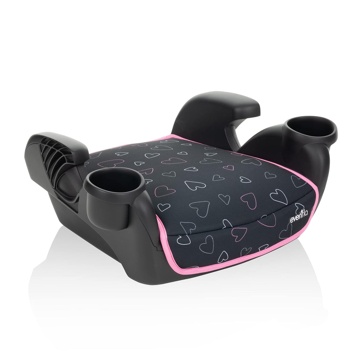Chardon Black Booster Car Seat & Amore Pink No Back Booster Car Seat Q494263
