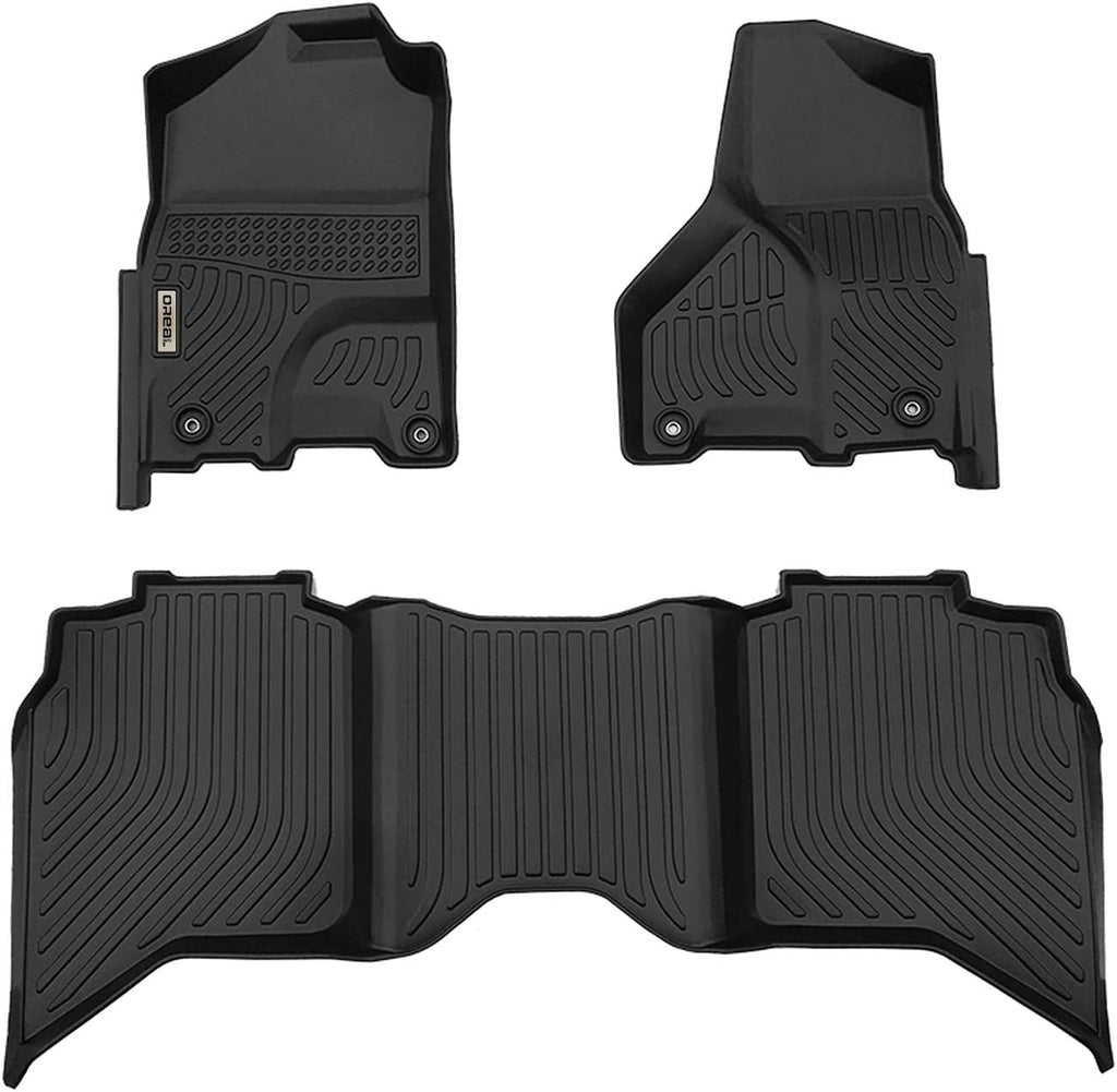 Black All Weather Floor Mats Liners G8293