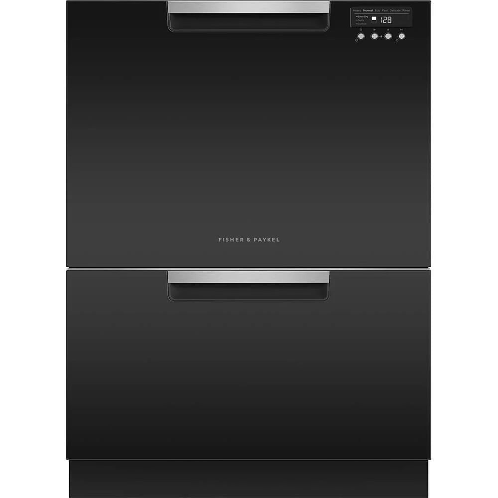 Black Tall Double DishDrawer V7722