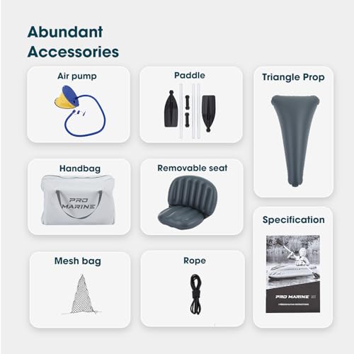 1 Person Inflatable Kayak Set with Adjustable Seats and Backrest, Air Pump and Carry Bag T9378