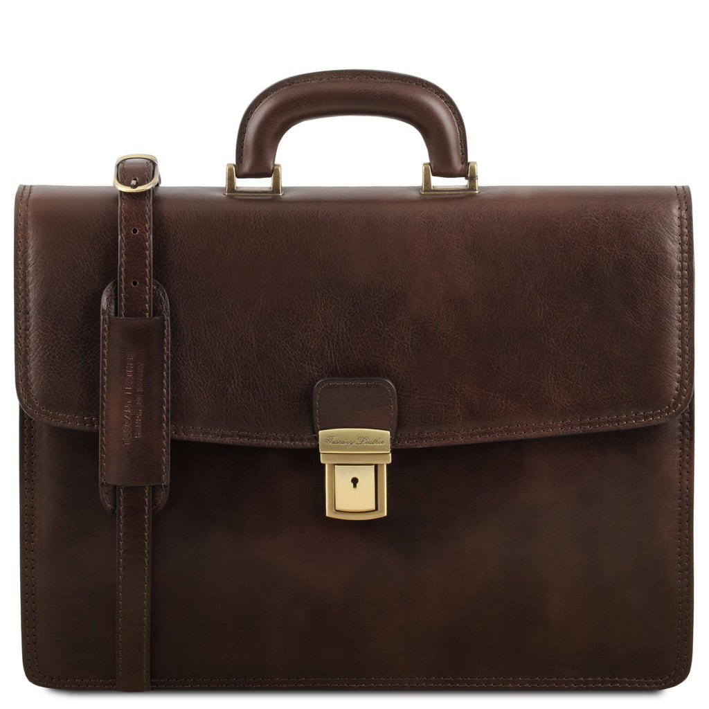 Red Leather Briefcase R490011