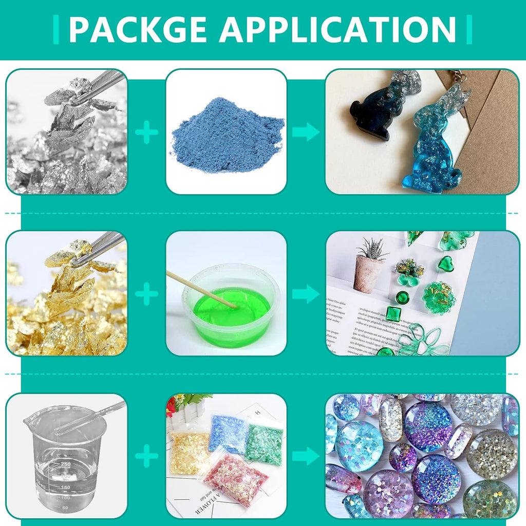 UV Resin Kit with Light, Crystal Clear Hard Resin Sunlight Curing UV Resin G611