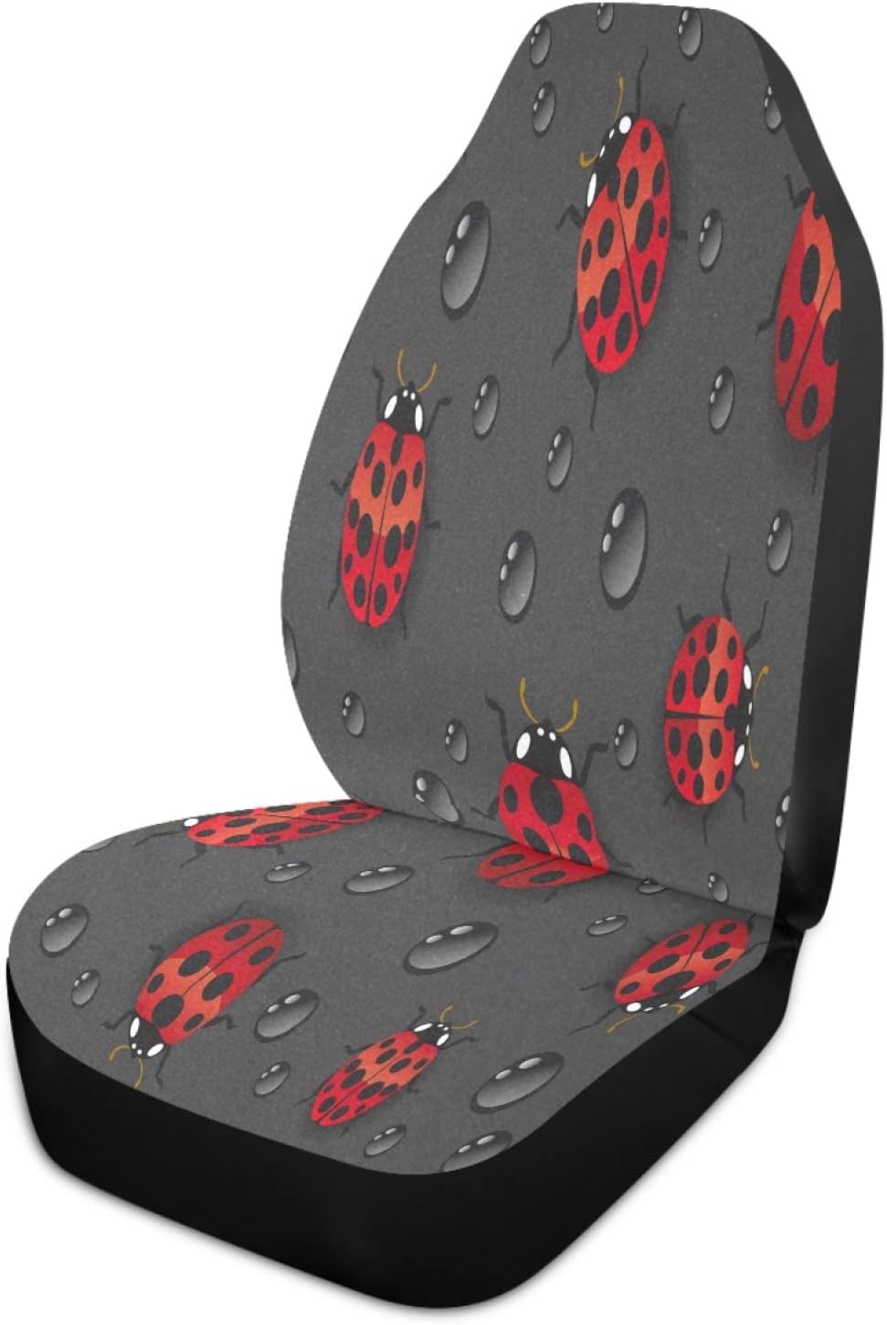 Vintage Leopard Print Bucket Seat Cover Pack of 2 P1659