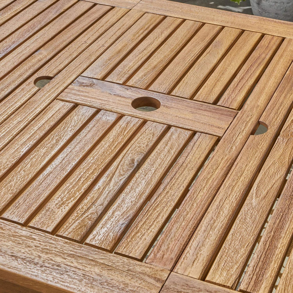 Acacia Wood Expandable Outdoor Dining Table Y72882