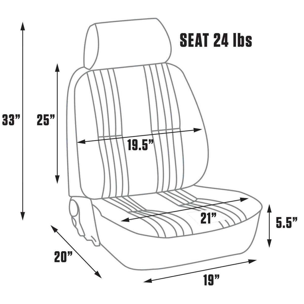 Vinyl Driver Seat Y19239