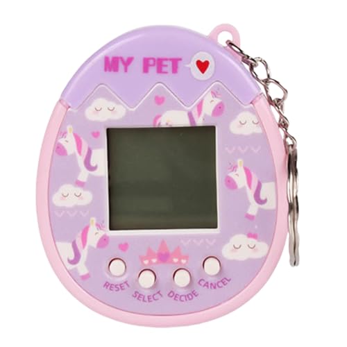 Purple Virtual Electronic Pet Keychain Game Machine N347791