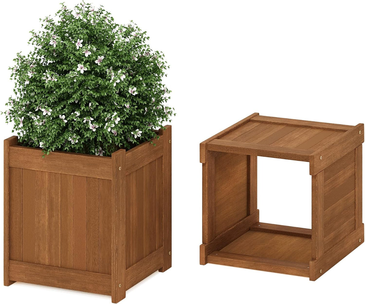 Natural Hardwood Flower Box R770