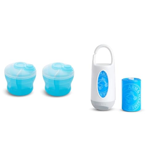 BPA Free Formula Dispenser, 3 9oz Sections, Blue L954768