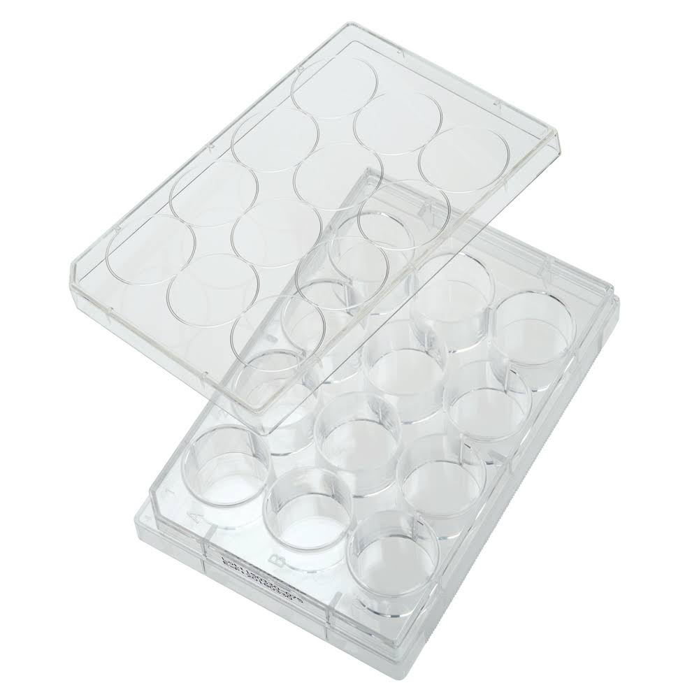 12 Well Tissue Culture Plate with Lid, Sterile G464713