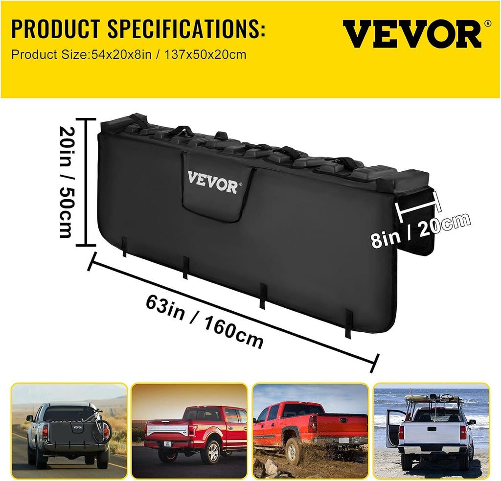 Tailgate Pad for Bikes, Carries up to 6 Mountain Bikes, 63 Pickup Pad Z129257
