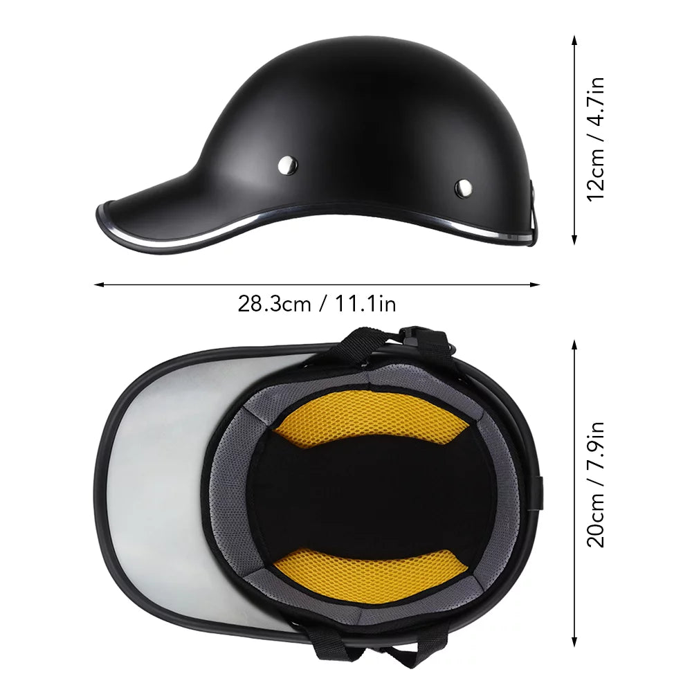 Adjustable Strap Motorcycle Half Helmet K325