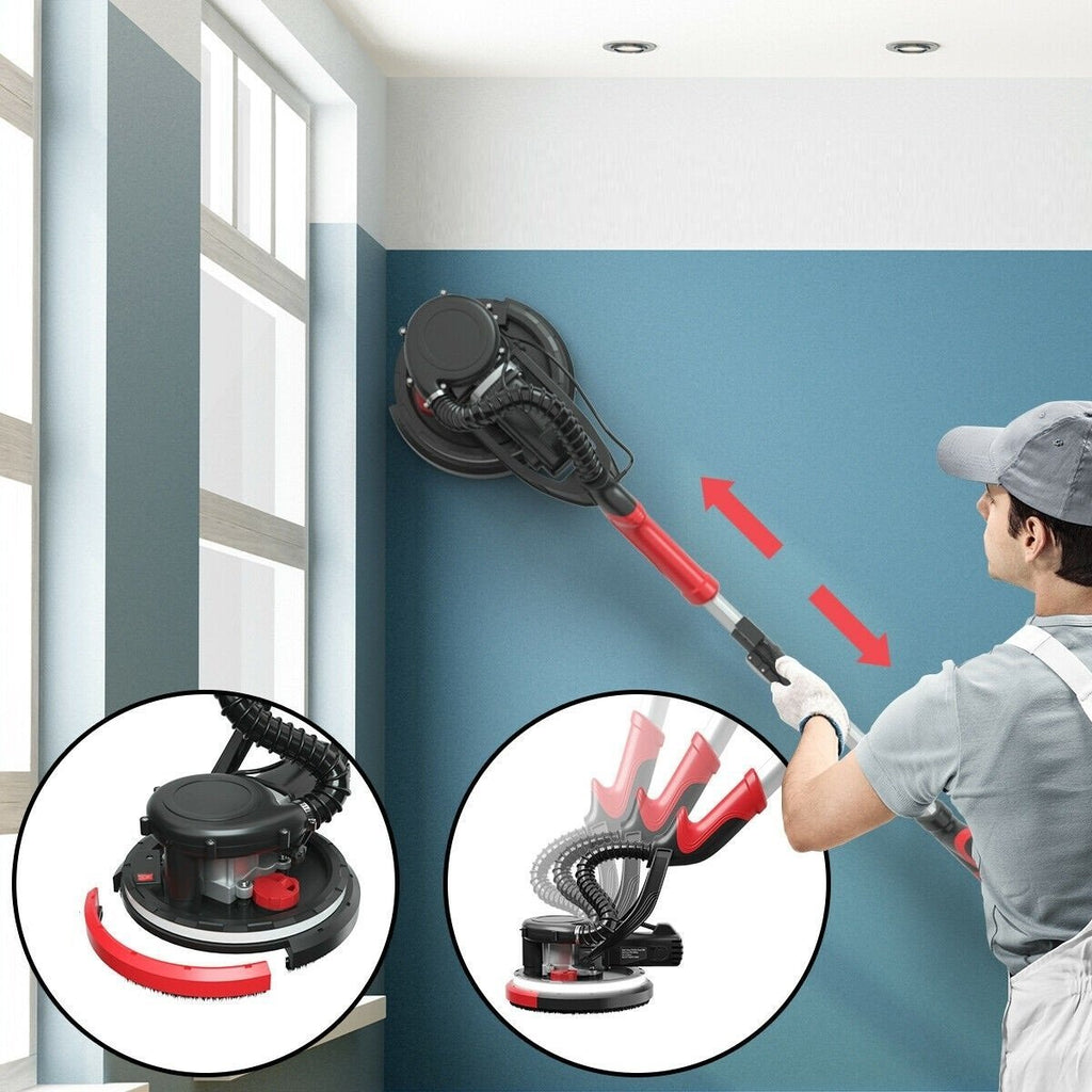 9′′ Electric Drywall Ceiling Pole Sander with LED L655