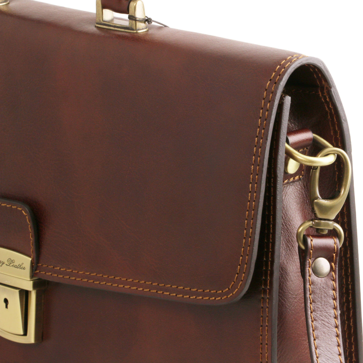 Red Leather Briefcase R490011