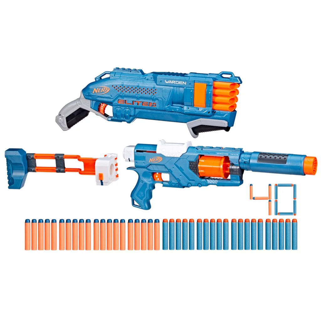 Nerf Elite 2.0 Double Defense Blasters and Darts Set S64908
