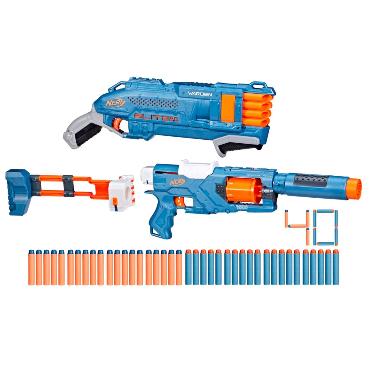 Nerf Elite 2.0 Double Defense Blasters and Darts Set S64908