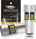 7443 7444 T20 992 7444NA Switchback LED Bulbs Dual Color Amber Yellow Turn Signal White Daytime Running Parking Lights Pack of 2 A238777