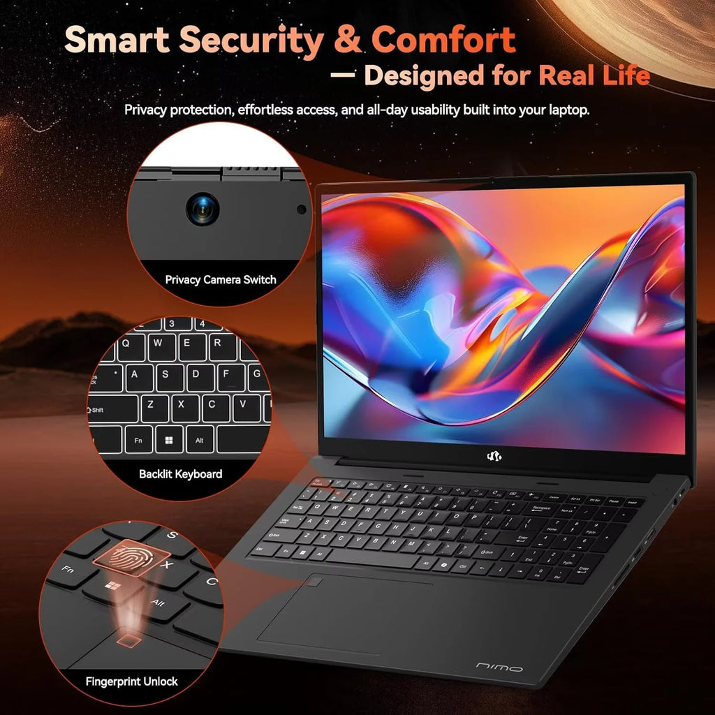17.3" Gaming Laptop, AMD Ryzen 7 7735HS, 64GB DDR5 RAM, 1TB SSD, Radeon 680M, Backlit Keyboard L109