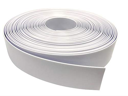 White 2" x 20' Vinyl Strap Roll R239
