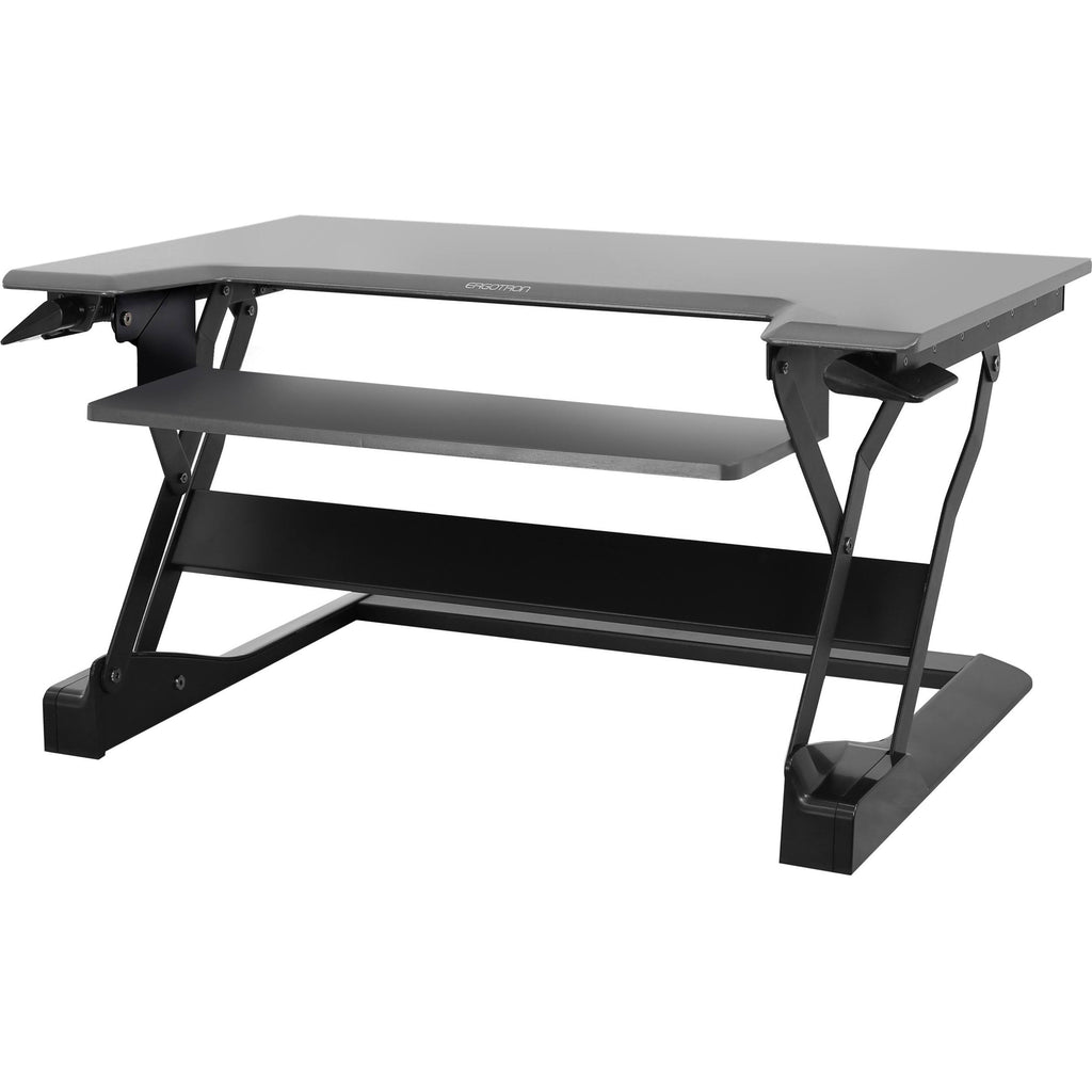 Black Sit-Stand Desktop Workstation I76598