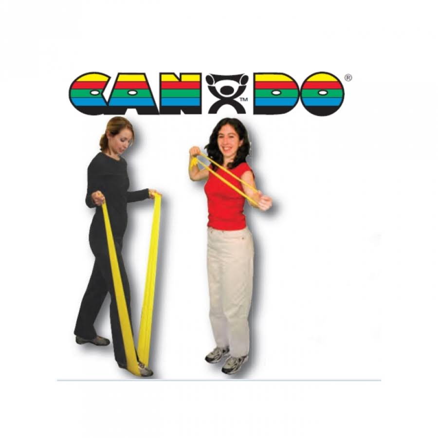 Yellow X-Light Latex Free Exercise Band 100 Yard Roll H95846