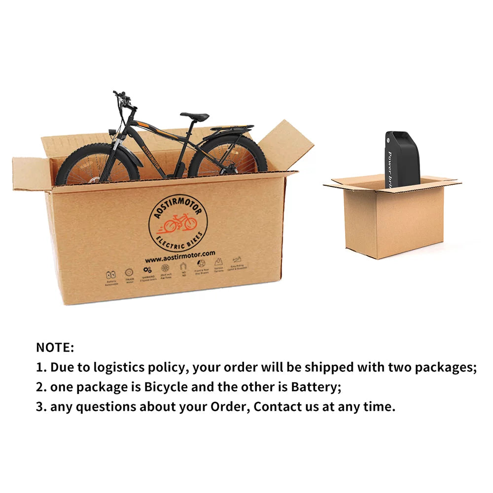 749W 48V 13AH Electric Mountain Bike with Rack T22825