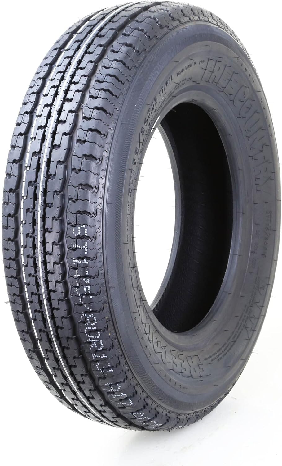 5 Trailer Tires ST175/80R13 6PR Load Range C with Scuff Guard V636