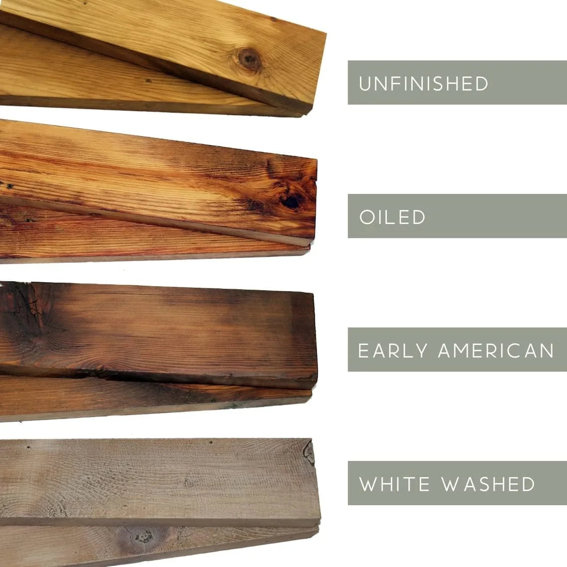 Unfinished Reclaimed Wood Mantel Shelf 60" L X 6" D L6193