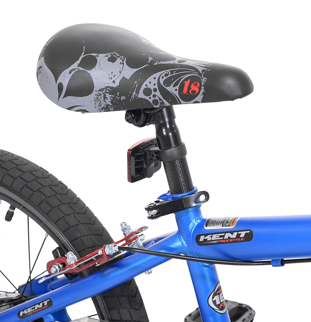 18-inch Blue Freestyle BMX Bicycle P873213
