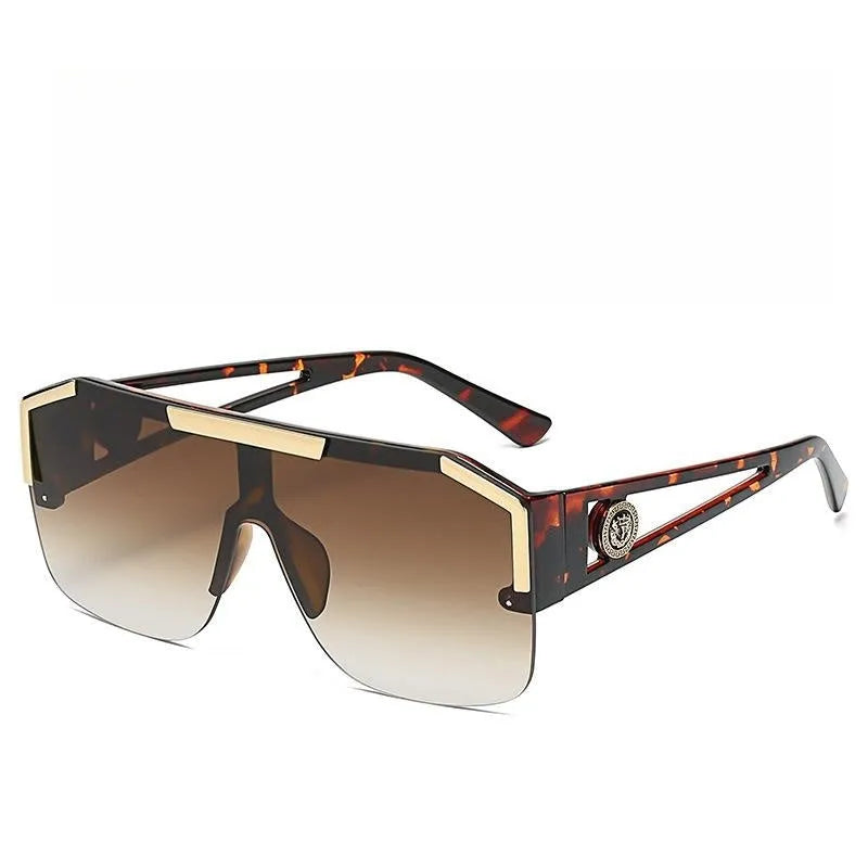 Hollowed-out One-piece Lens Sunglasses B5953
