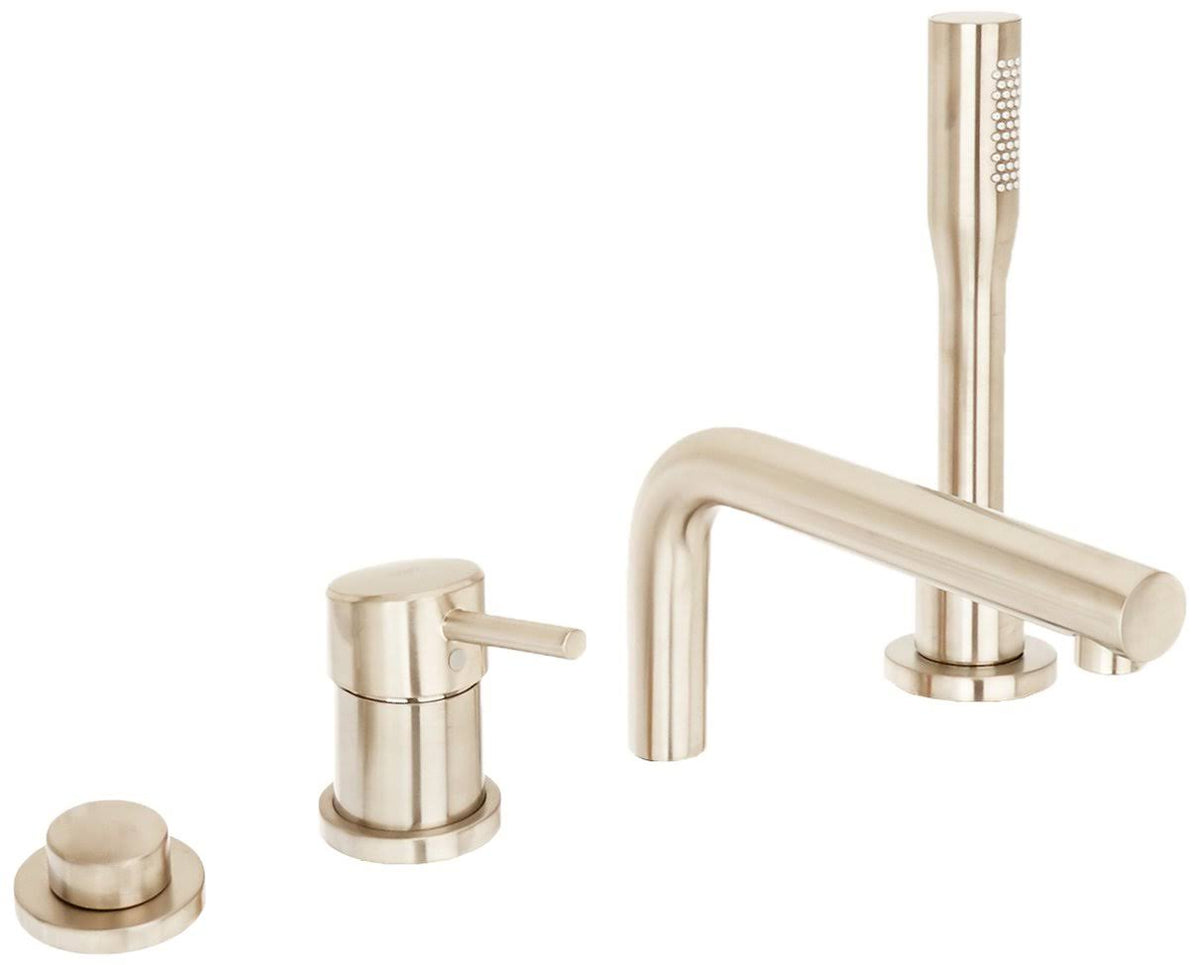 Brushed Nickel Roman Tub Filler with Personal Hand Shower R624