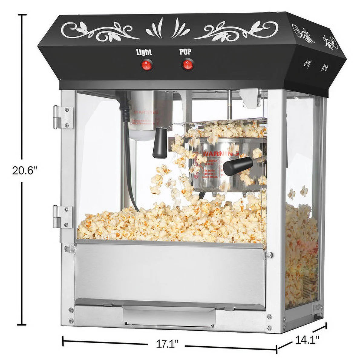 6oz Countertop Popcorn Machine, Black R142433