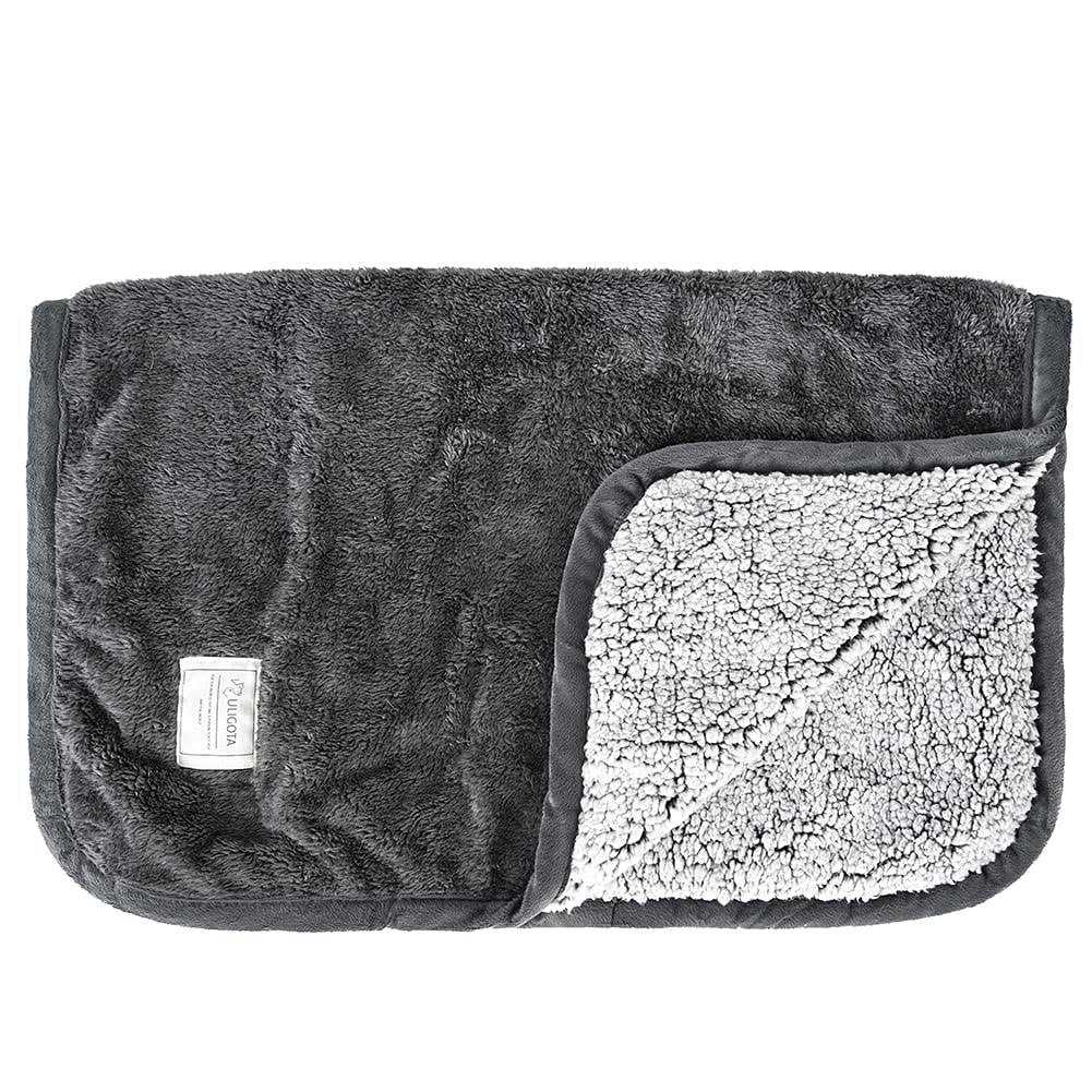 Waterproof Plush Pet Blanket with Sherpa Couch Cover Protector M19093