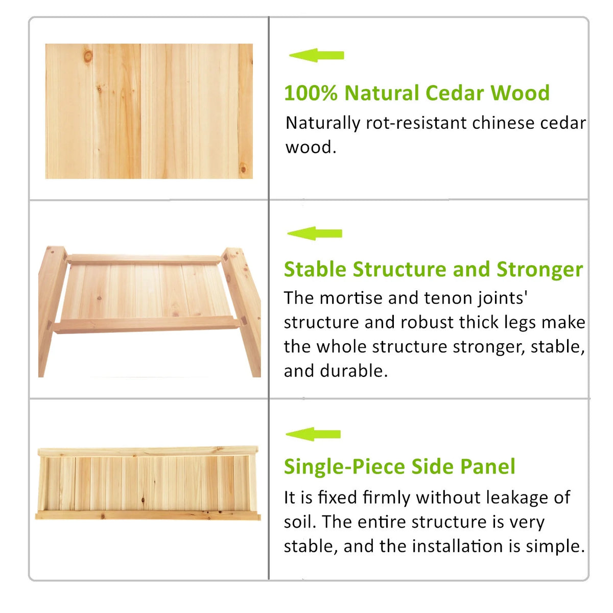 Cedar Elevated Garden Bed K827
